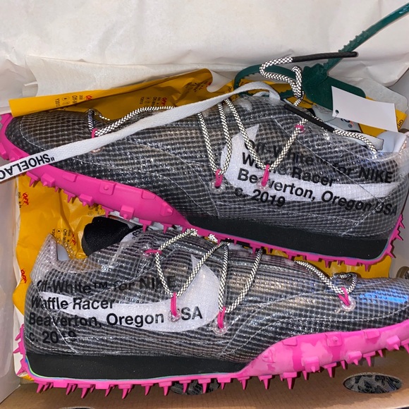 off white running spikes